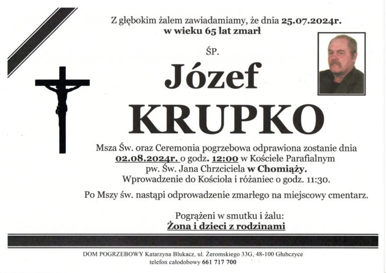 Wieczny odpoczynek racz mu dać Panie [*]