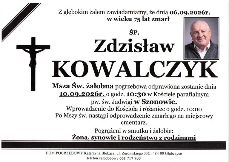 ZDZISŁAW KOWALCZYK